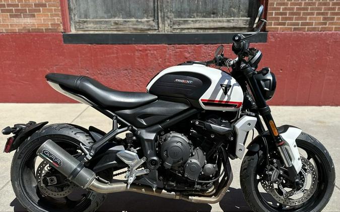 2022 Triumph Trident 660 Crystal White