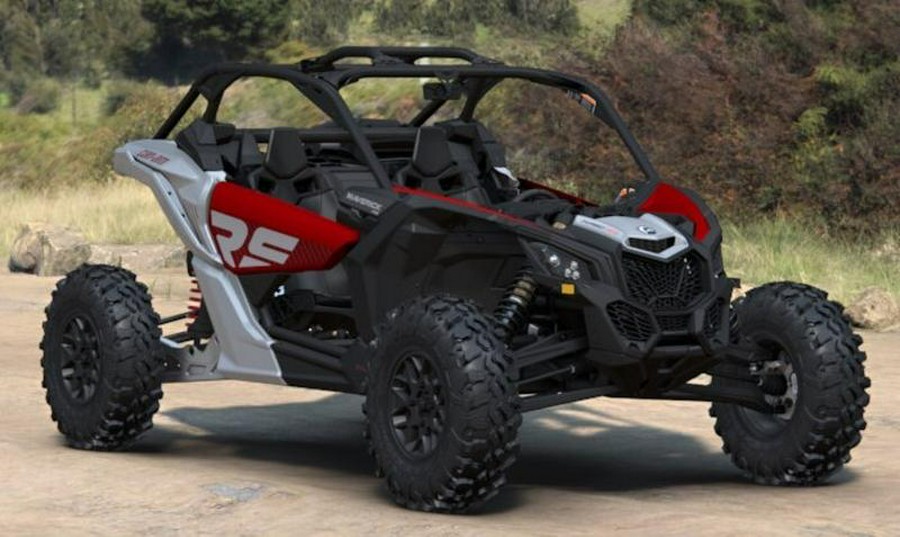 2024 Can-Am® Maverick X3 RS Turbo RR Fiery Red & Hyper Silver