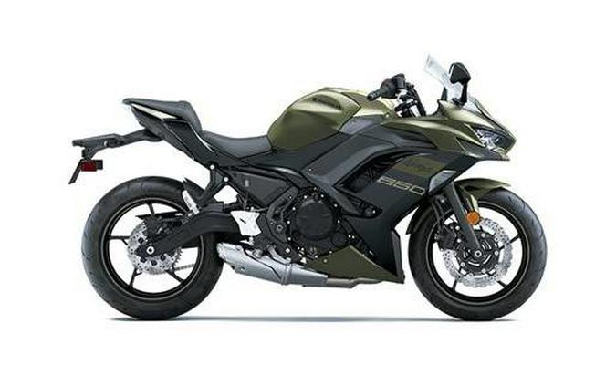 2024 Kawasaki Ninja® 650 - Metallic Matte Covert Green/Metallic Spark Black/Pearl Sand Khaki