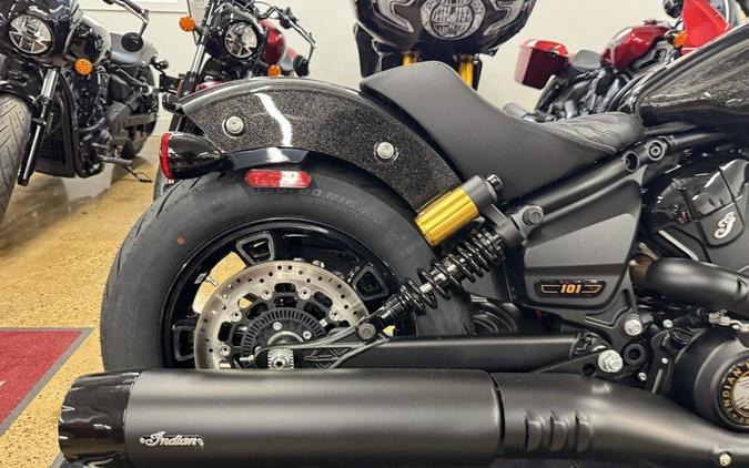2026 Indian Motorcycle® 101 Scout® Black Crystal with Super Graphite