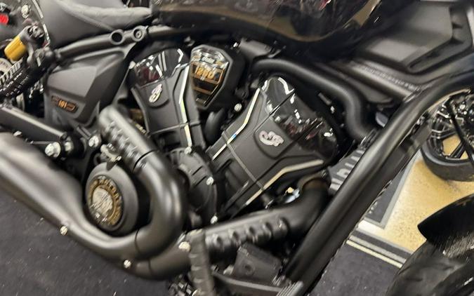 2026 Indian Motorcycle® 101 Scout® Black Crystal with Super Graphite