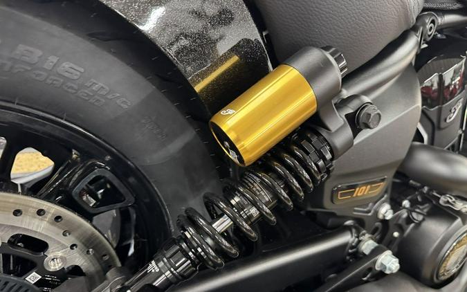 2026 Indian Motorcycle® 101 Scout® Black Crystal with Super Graphite