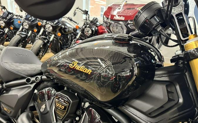 2026 Indian Motorcycle® 101 Scout® Black Crystal with Super Graphite