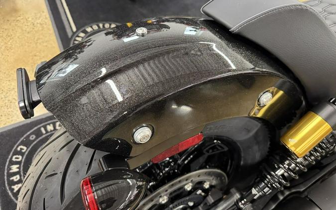 2026 Indian Motorcycle® 101 Scout® Black Crystal with Super Graphite