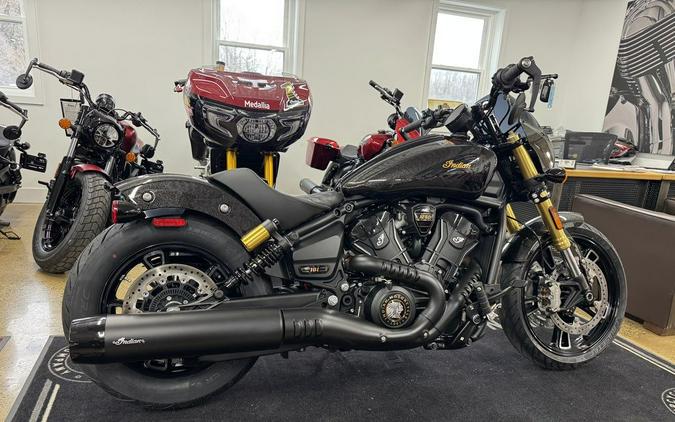 2026 Indian Motorcycle® 101 Scout® Black Crystal with Super Graphite