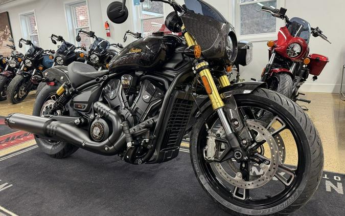 2026 Indian Motorcycle® 101 Scout® Black Crystal with Super Graphite