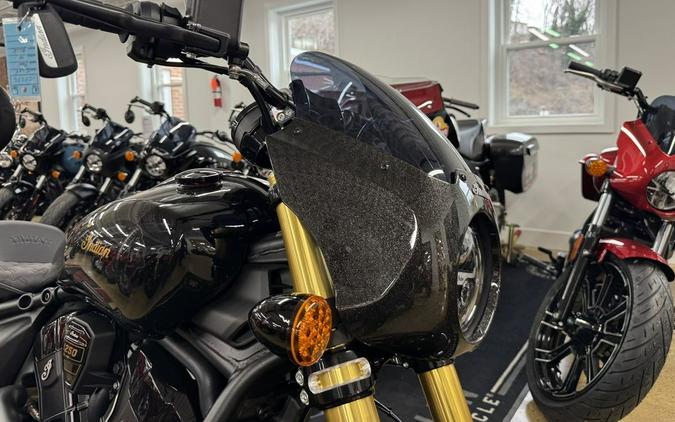 2026 Indian Motorcycle® 101 Scout® Black Crystal with Super Graphite