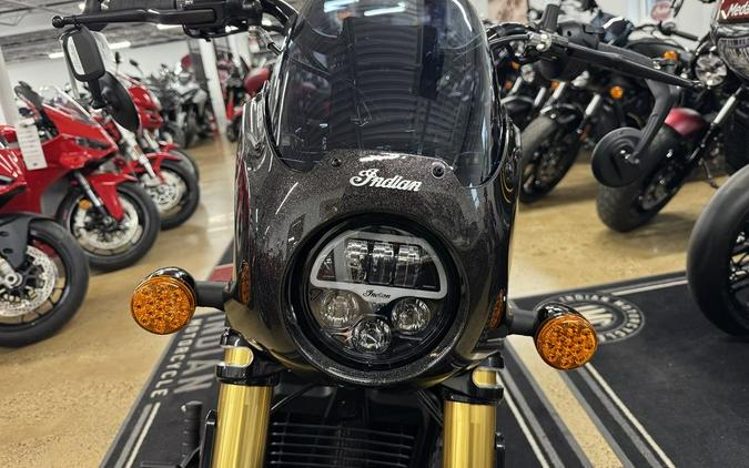 2026 Indian Motorcycle® 101 Scout® Black Crystal with Super Graphite