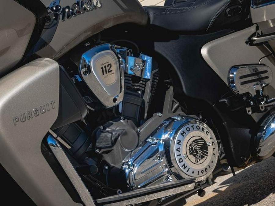 2026 Indian Motorcycle® Pursuit® Limited 112 w/PowerBand Audio Silver Quartz Metallic