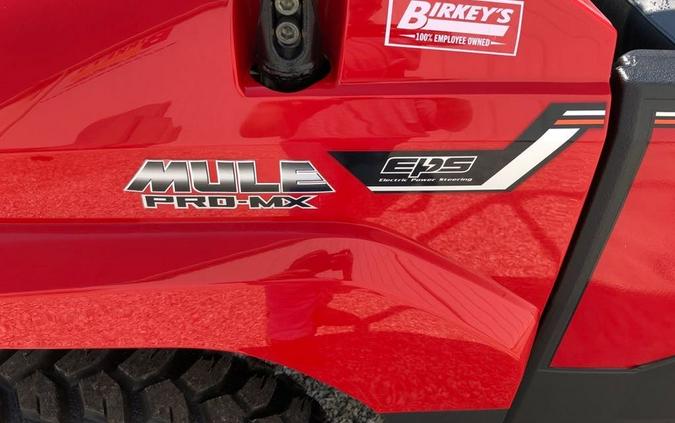 2024 Kawasaki MULE PRO MX EPS RED