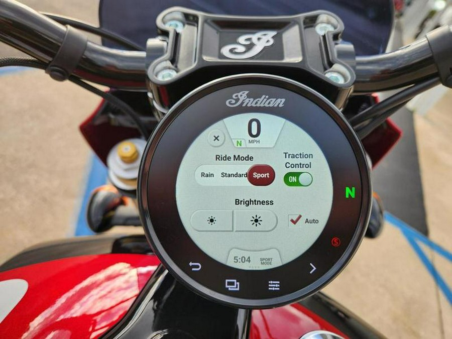 2025 Indian Motorcycle® 101 Scout® Sunset Red Metallic with Graphics