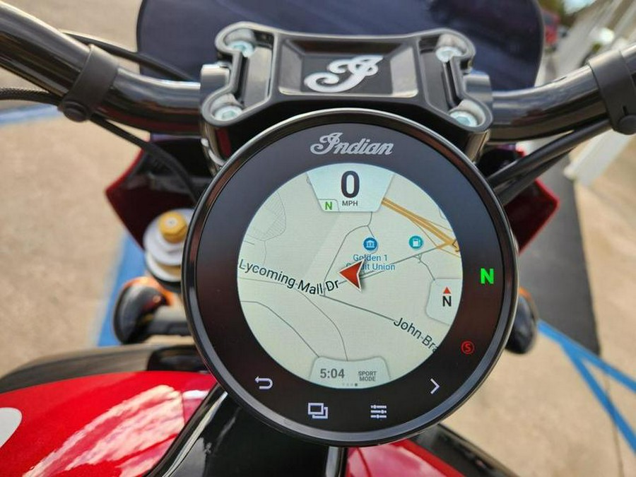 2025 Indian Motorcycle® 101 Scout® Sunset Red Metallic with Graphics