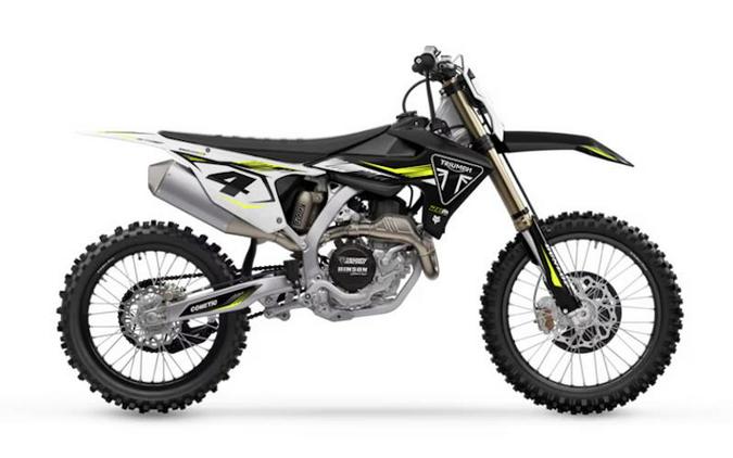 2025 Triumph TF 450-RC Edition Jet Black/Pure White