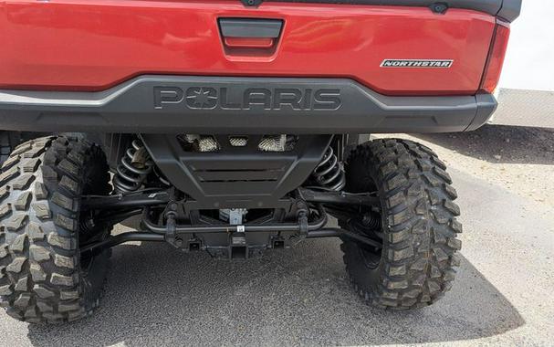 New 2024 POLARIS RANGER CREW XD 1500 NORTHSTAR EDITION PREMIUM SUNSET RED