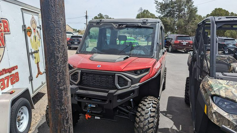 New 2024 POLARIS RANGER CREW XD 1500 NORTHSTAR EDITION PREMIUM SUNSET RED