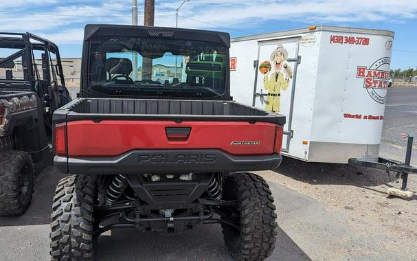 New 2024 POLARIS RANGER CREW XD 1500 NORTHSTAR EDITION PREMIUM SUNSET RED