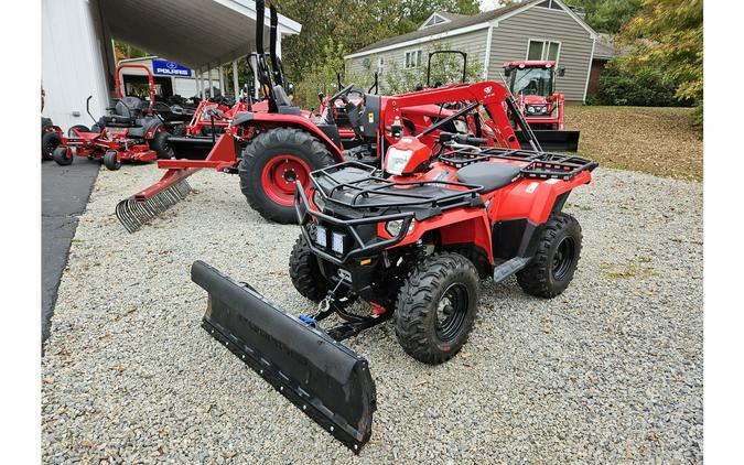 2017 Polaris Industries SPORTSMAN 570 RED WITH PLOW