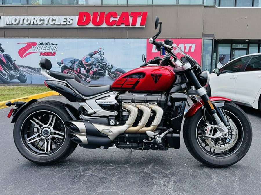 2022 Triumph Rocket 3 GT 221 Red Hopper Sapphire Black