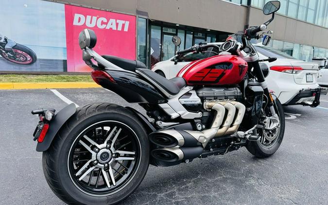 2022 Triumph Rocket 3 GT 221 Red Hopper Sapphire Black