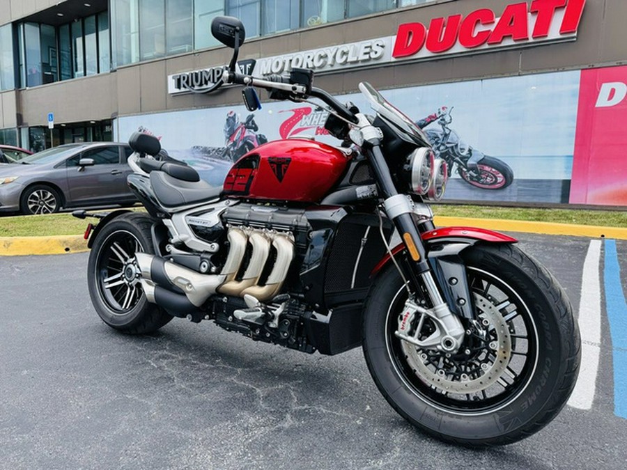 2022 Triumph Rocket 3 GT 221 Red Hopper Sapphire Black