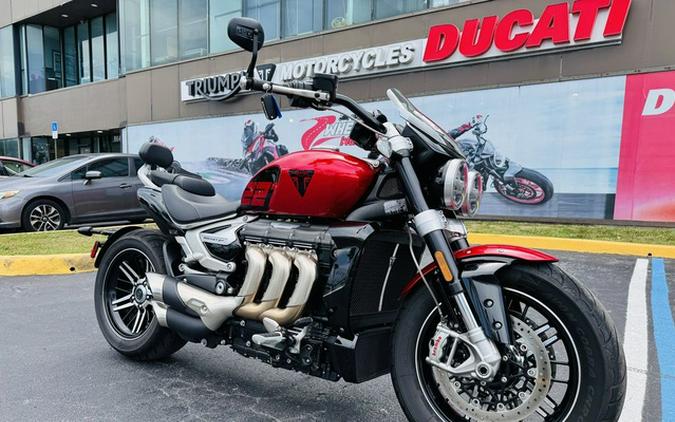 2022 Triumph Rocket 3 GT 221 Red Hopper Sapphire Black