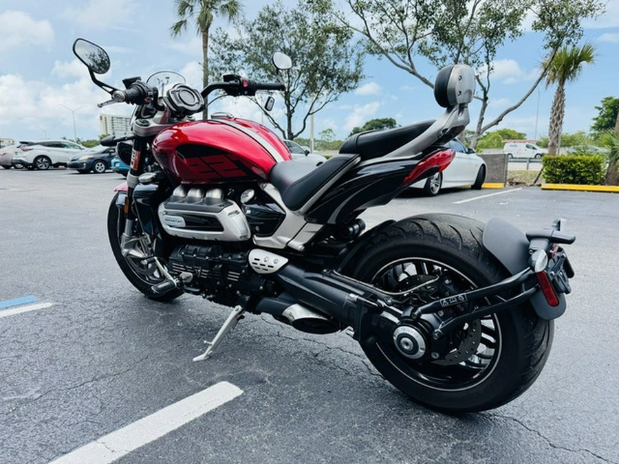 2022 Triumph Rocket 3 GT 221 Red Hopper Sapphire Black