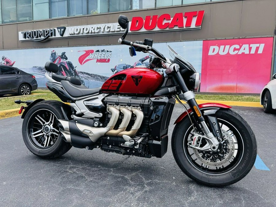 2022 Triumph Rocket 3 GT 221 Red Hopper Sapphire Black