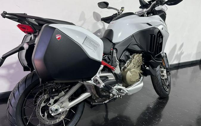 2023 Ducati Multistrada V4S Iceberg White - Spoked Wheels