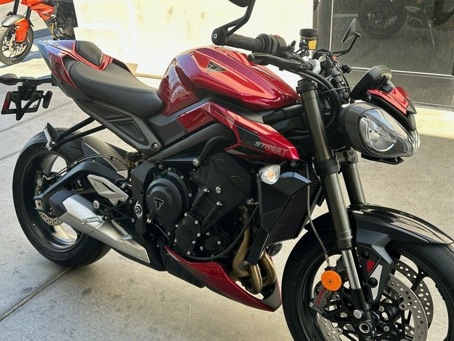 2024 Triumph Street Triple 765 RS Carnival Red