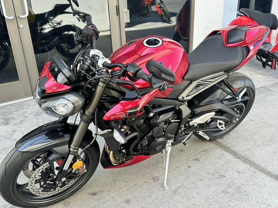 2024 Triumph Street Triple 765 RS Carnival Red