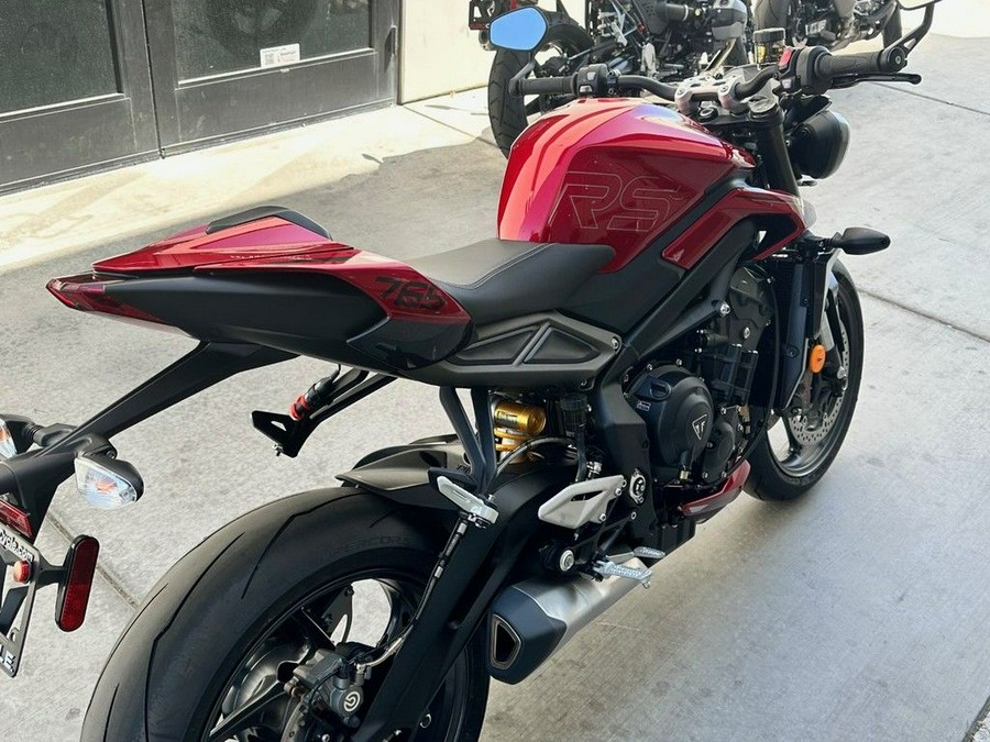 2024 Triumph Street Triple 765 RS Carnival Red