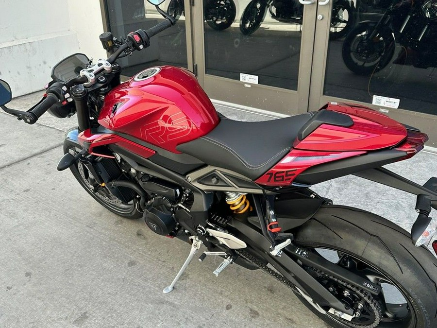 2024 Triumph Street Triple 765 RS Carnival Red