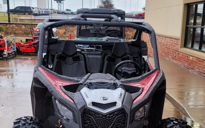 2024 Can-Am® Maverick X3 DS Turbo Fiery Red & Hyper Silver