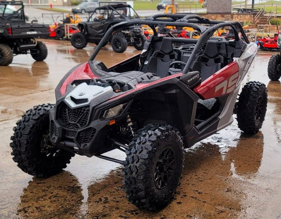 2024 Can-Am® Maverick X3 DS Turbo Fiery Red & Hyper Silver