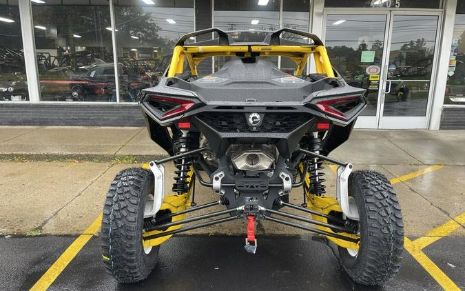 2024 Can-Am® Maverick R X RS with Smart-Shox Carbon Black & Neo Yellow