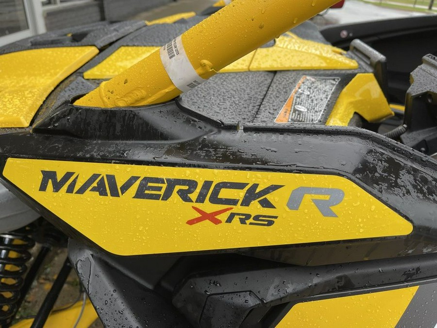 2024 Can-Am® Maverick R X RS with Smart-Shox Carbon Black & Neo Yellow