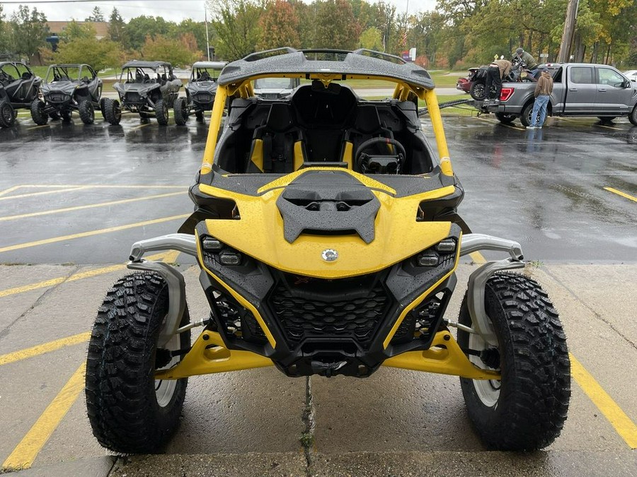 2024 Can-Am® Maverick R X RS with Smart-Shox Carbon Black & Neo Yellow