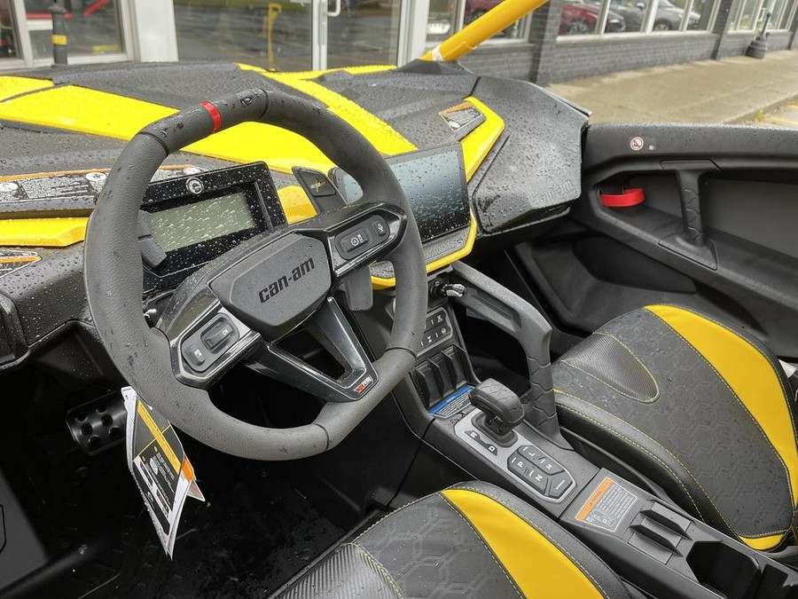 2024 Can-Am® Maverick R X RS with Smart-Shox Carbon Black & Neo Yellow