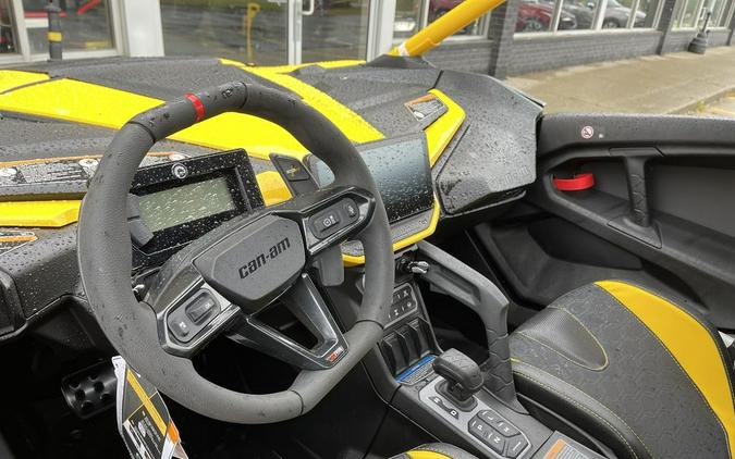 2024 Can-Am® Maverick R X RS with Smart-Shox Carbon Black & Neo Yellow