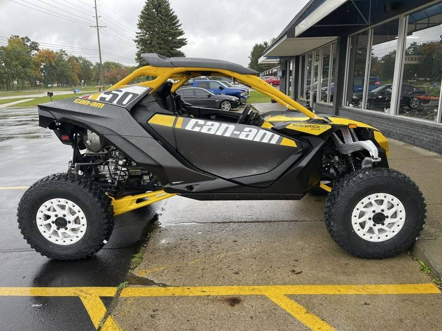 2024 Can-Am® Maverick R X RS with Smart-Shox Carbon Black & Neo Yellow