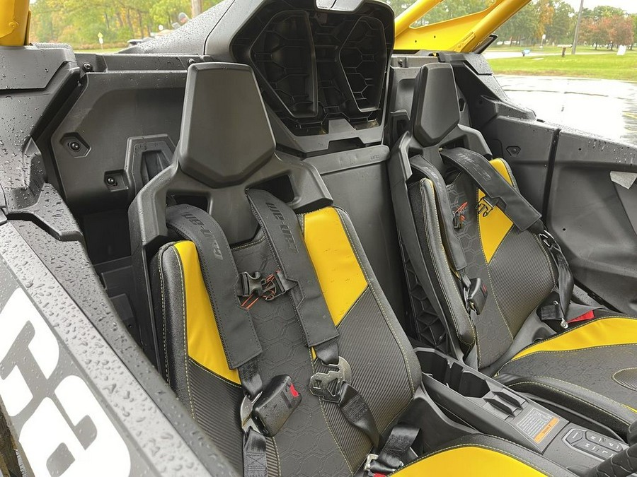 2024 Can-Am® Maverick R X RS with Smart-Shox Carbon Black & Neo Yellow