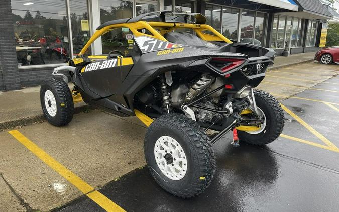 2024 Can-Am® Maverick R X RS with Smart-Shox Carbon Black & Neo Yellow