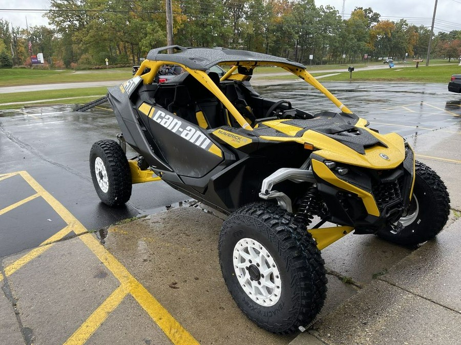 2024 Can-Am® Maverick R X RS with Smart-Shox Carbon Black & Neo Yellow