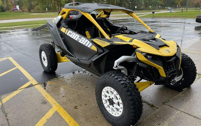 2024 Can-Am® Maverick R X RS with Smart-Shox Carbon Black & Neo Yellow