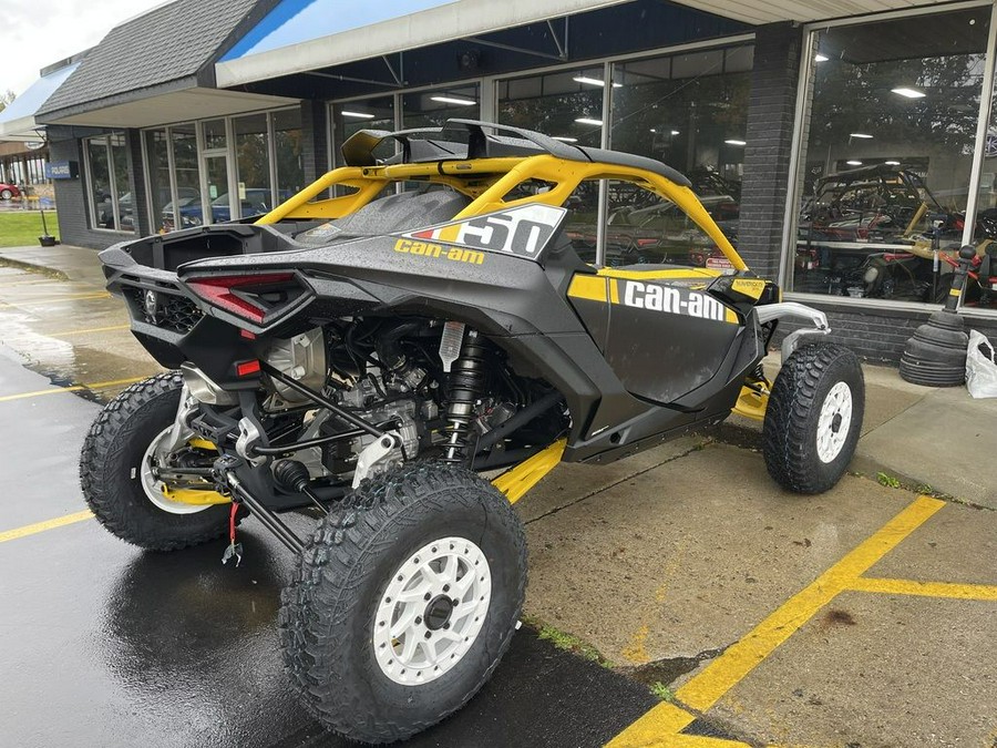 2024 Can-Am® Maverick R X RS with Smart-Shox Carbon Black & Neo Yellow