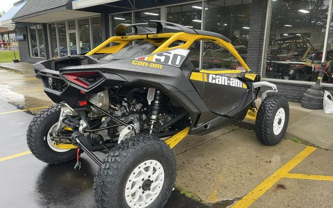 2024 Can-Am® Maverick R X RS with Smart-Shox Carbon Black & Neo Yellow