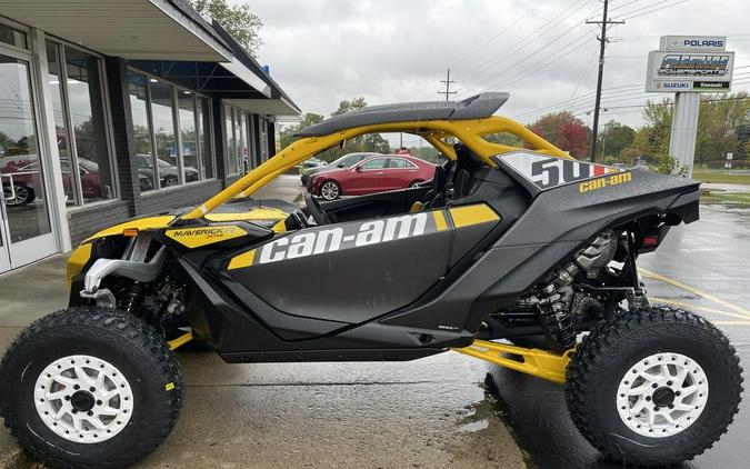 2024 Can-Am® Maverick R X RS with Smart-Shox Carbon Black & Neo Yellow