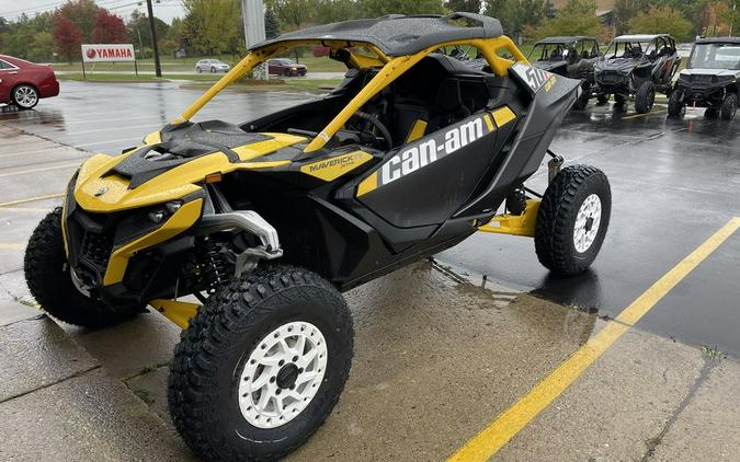 2024 Can-Am® Maverick R X RS with Smart-Shox Carbon Black & Neo Yellow