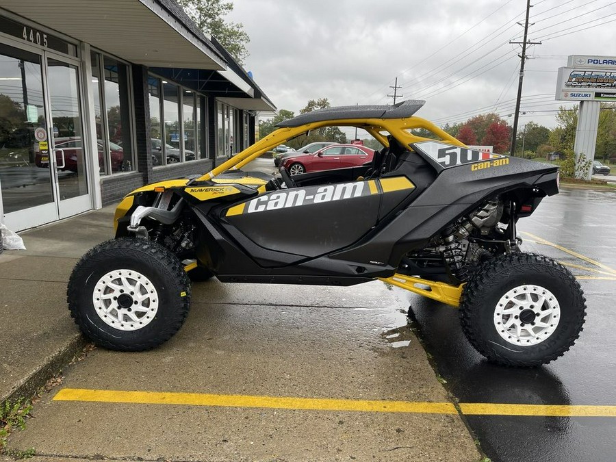 2024 Can-Am® Maverick R X RS with Smart-Shox Carbon Black & Neo Yellow