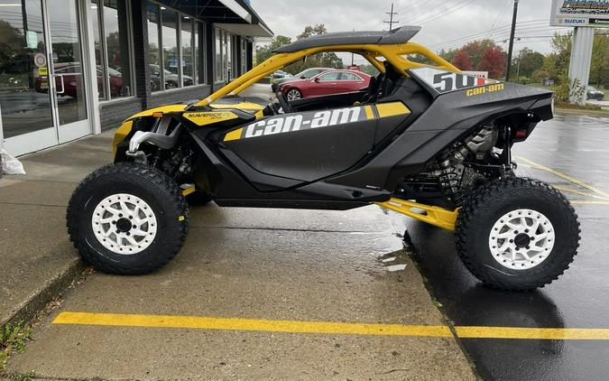 2024 Can-Am® Maverick R X RS with Smart-Shox Carbon Black & Neo Yellow